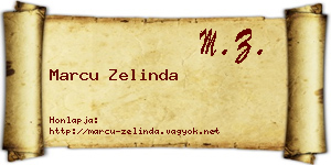 Marcu Zelinda névjegykártya